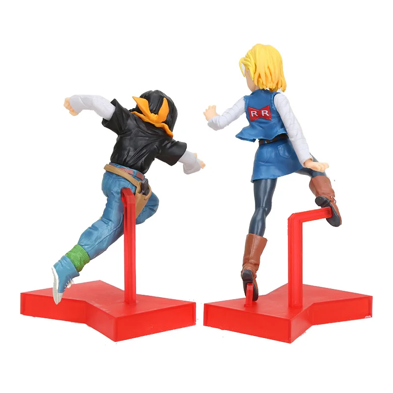 Dragon Ball Супер андроид битва Android 17 Lapis/18 лазурит ПВХ фигурка Коллекционная модель игрушки