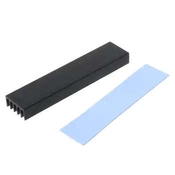 

1Set Aluminum Heatsink Cooling Thermal Pad Cooler for NVME M.2 22110 PCI-E SSD Solid State Hard Drive Disk 10x22x100MM