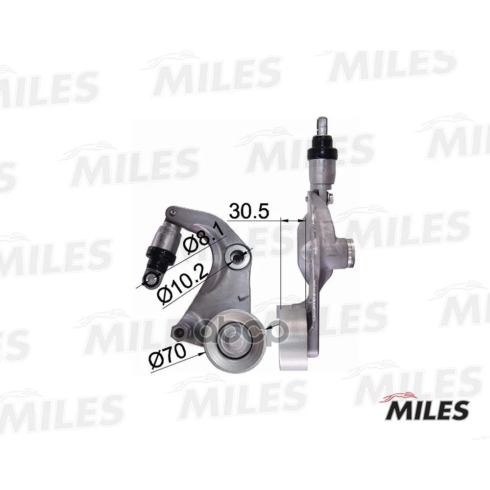 Натяжитель Ремня Приводного Honda Cr-V/Accord 2.0 07- Miles Ag00031 Miles арт. AG00031