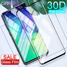 30D полное изогнутое покрытие из закаленного стекла для samsung Galaxy S10E S10 5G S9 S8 Plus A6 A8 S7 Edge Защитная пленка для экрана