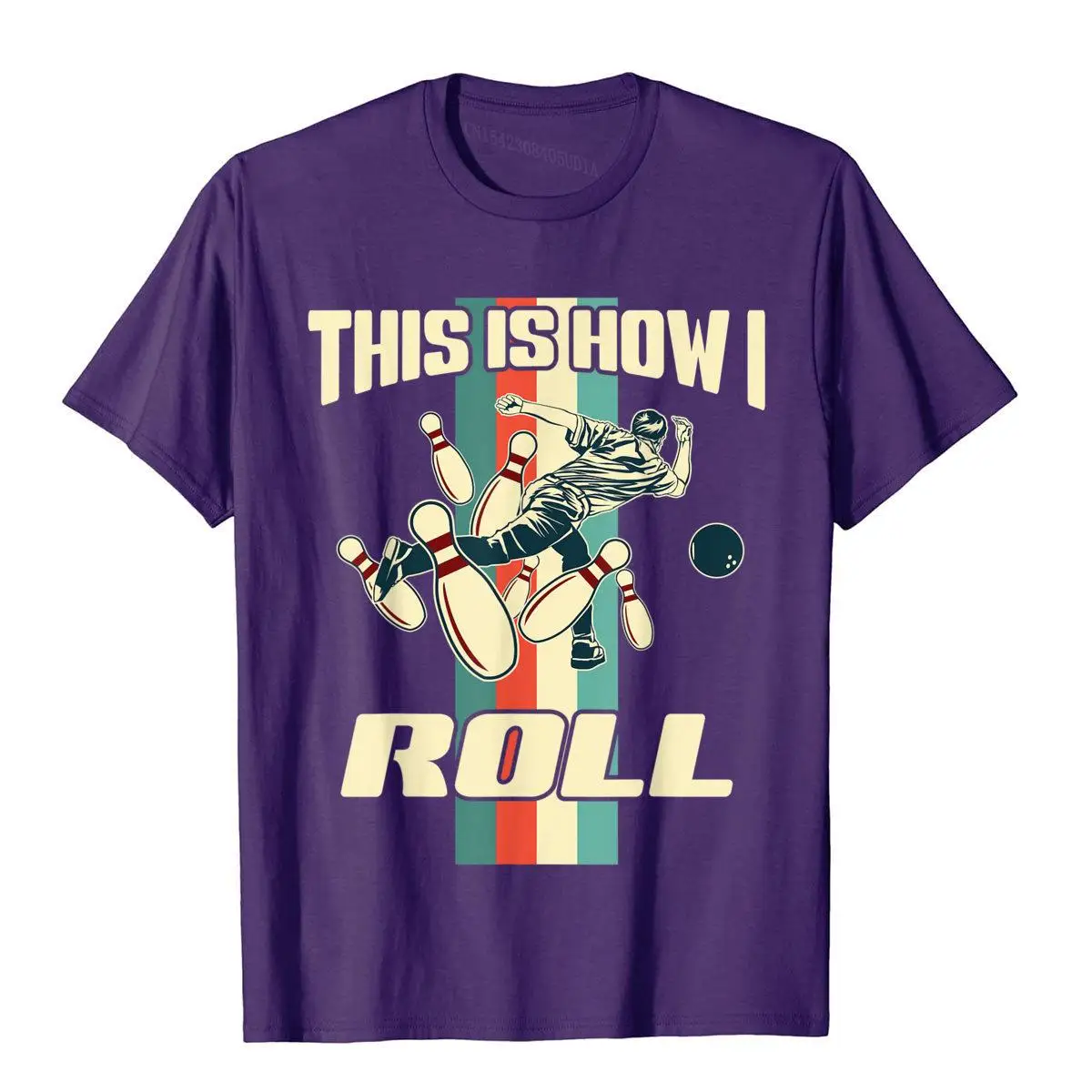 This Is How I Roll Vintage Bowling Shirt For Men Women Kids__B8231purple