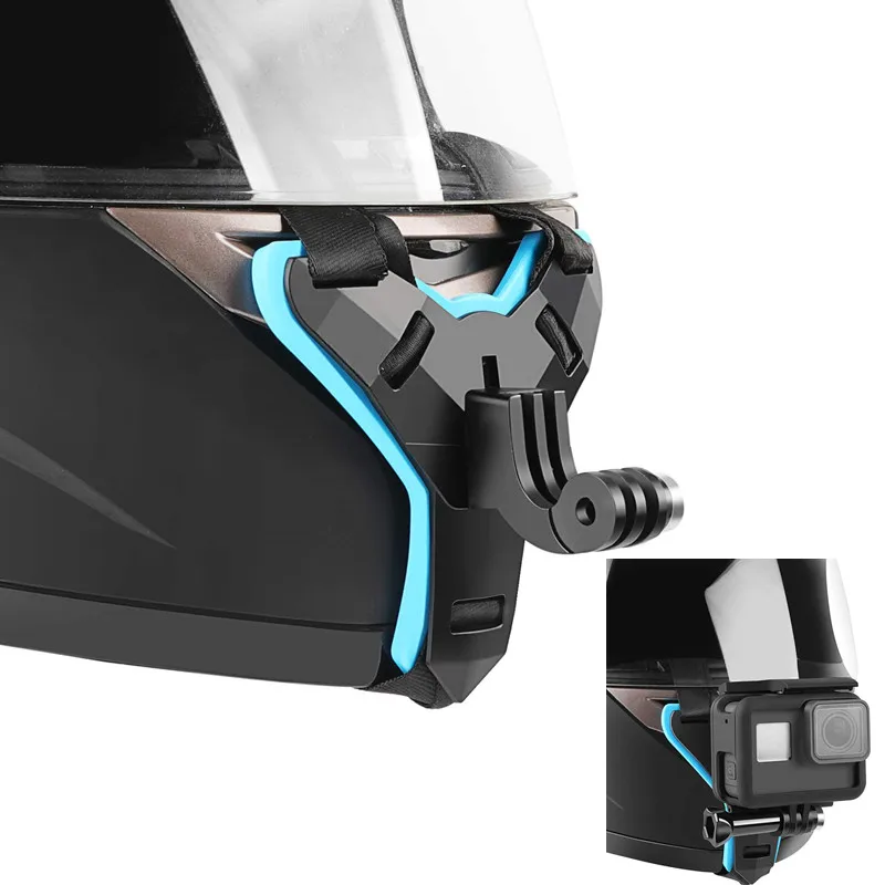 Motorcycle Helmet Chin Strap Mount Holder Adapter for GoPro Hero