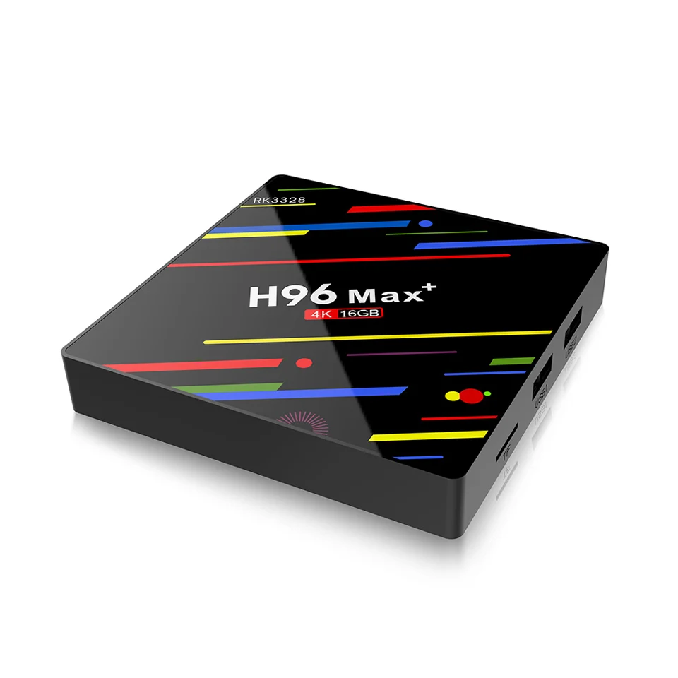 H96 MAX Plus Smart tv Box Android 9,0 tv Box 2 ГБ/4 Гб ram 16 Гб/32 ГБ/64 Гб rom RK3328 4K H.265 USB3.0 2,4G/5,8G WiFi телеприставка