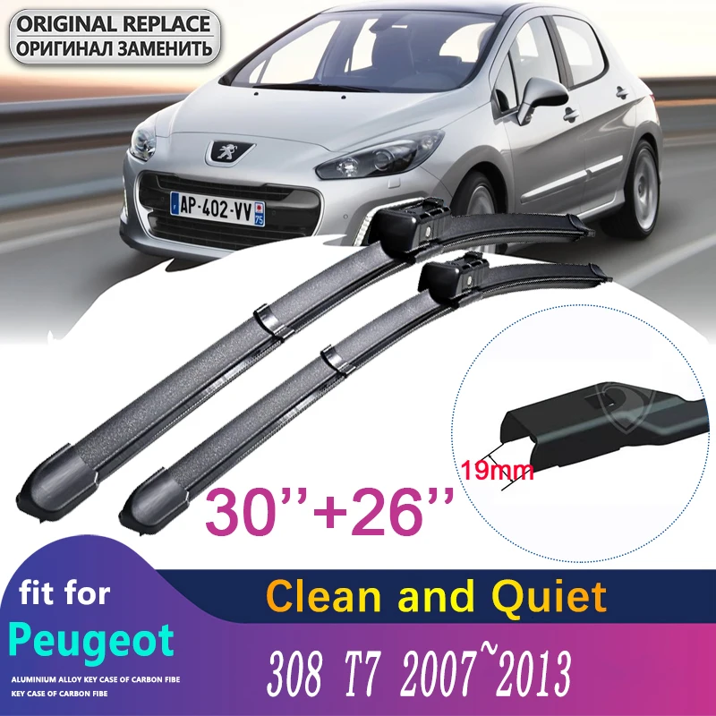 Автомобильные стеклоочистители для Peugeot 308 308SW 308CC MK1 T7 2007 ~ 2013 2008 2009 2010 2011 2012