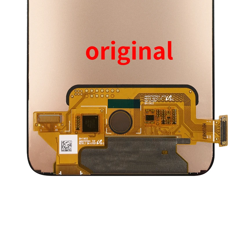 Для samsung Galaxy A70 lcd Super AMOLED A705 SM-A705F A705F ЖК-дисплей кодирующий преобразователь сенсорного экрана в сборе