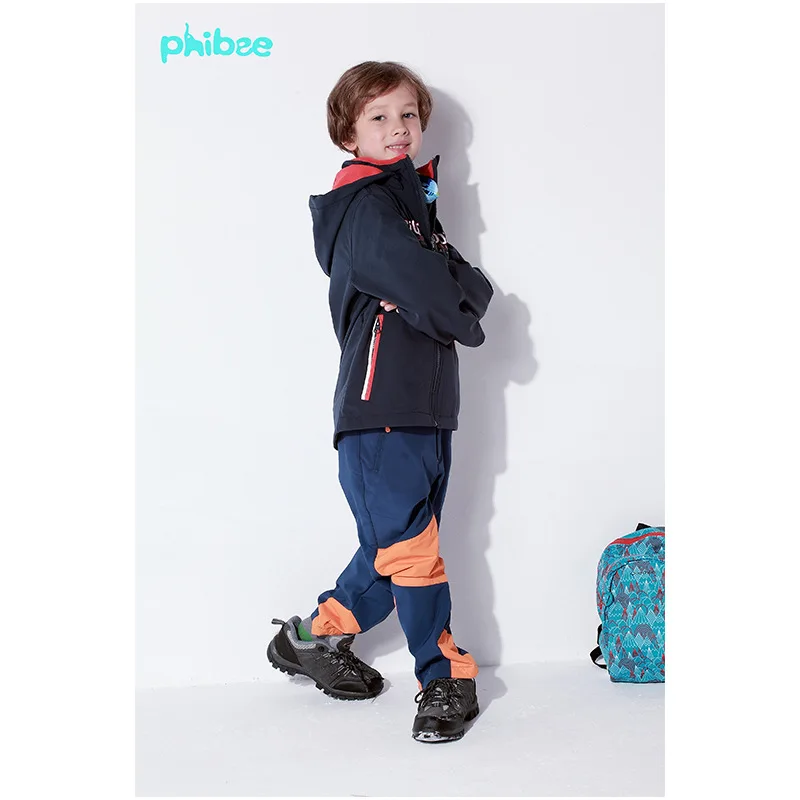 Phoebe детский флисовый плащ-дождевик С Рисунком Слона из мультфильма «phibee»