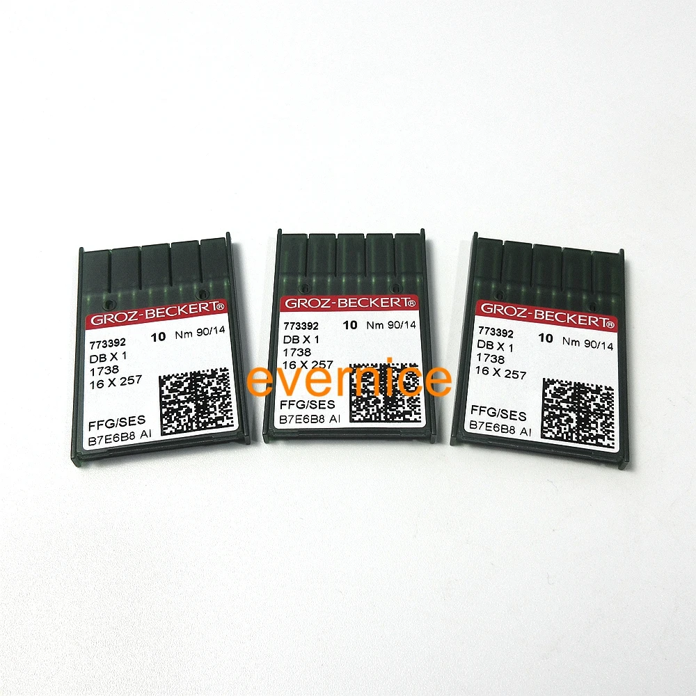 Иглы для швейной машинки Groz Beckert Dbx1 16X231 16X257 1738 30 шт.|Швейные инструменты и