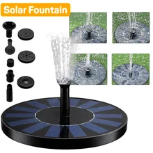 Fountain-Water-Pump Floating Pond-Decoration Solar-Panel Powered