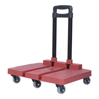 

Folding truck portable trolley flatbed home luggage cart shopping pull cargo trailer