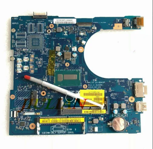 CN-05HTPV для Dell Vostro 14 3458 3558 5458 Материнская плата ноутбука I3-5005U 5HTPV 05HTPV протестирована