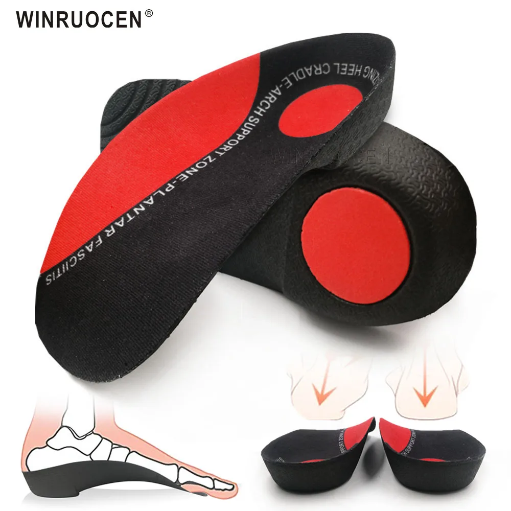 

WINRUOCEN Premium Orthopedic pad Adjuster EVA For Women Men Insole Arch Support Flat Foot Corrector Pedicure Foot pain Unisex