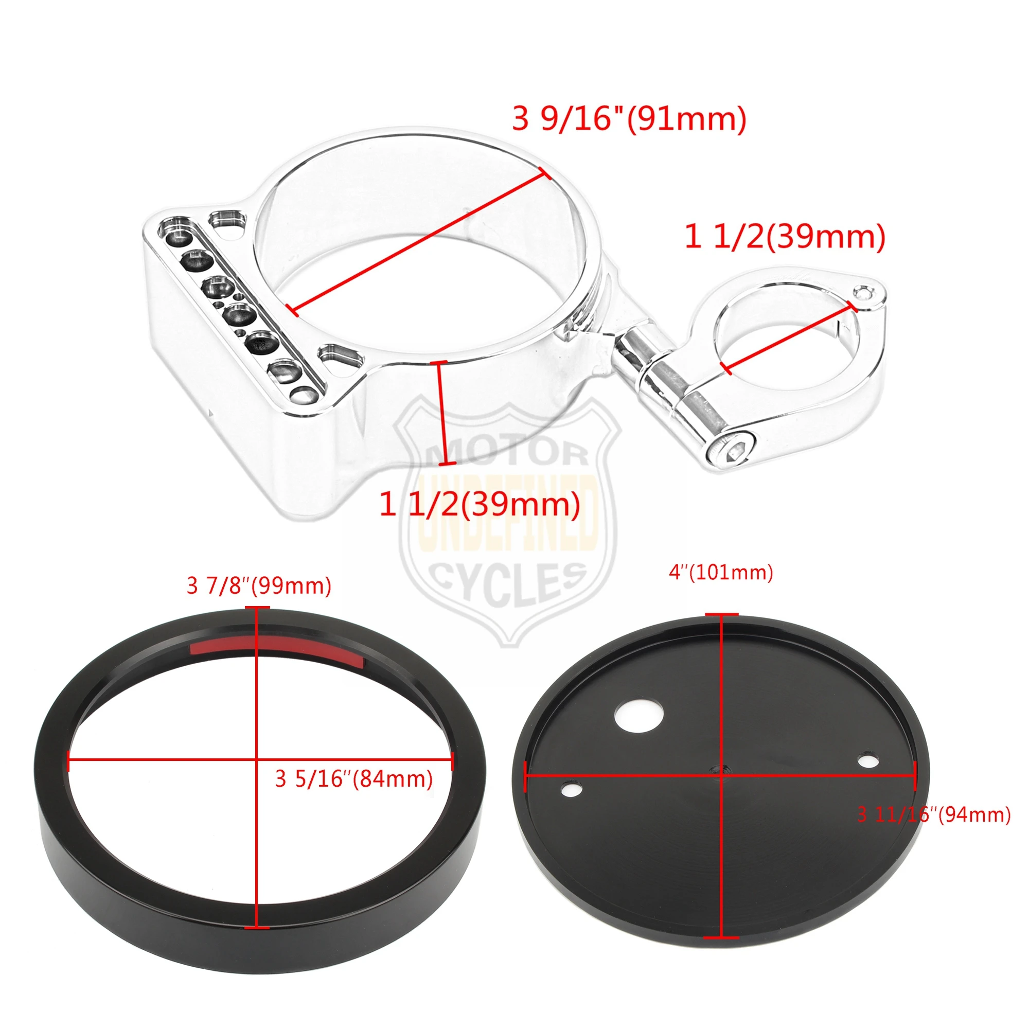 Case, 39mm para Harley Sportster XL 883