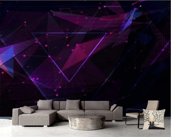 

beibehang wallpaper 3d paintingEuropean nostalgic geometric three-dimensional line KTV background wall wallpapers for living roo