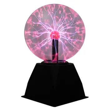 

For Home Decorations Kids 4/5/6/8 inch Magic Plasma Ball USB Static Ball Crystal Lightning Ball Sound Controlled Plasma Light