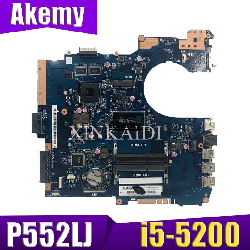 P552LA_LJ материнская плата для ноутбука ASUS P552LA P552LJ P2520LA P2520LJ P552L P552 тестовая