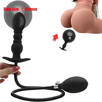 Inflatable Dildo Penis Pump Big Anal Plug Adult Sex Toys Women Men Gay Realistic Dildos Vaginal Butt Stimulation Masturbator 2