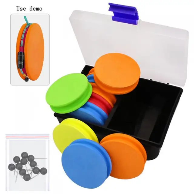 Organize Your Fishing Gear with the 10pcs Foam Spools Kit