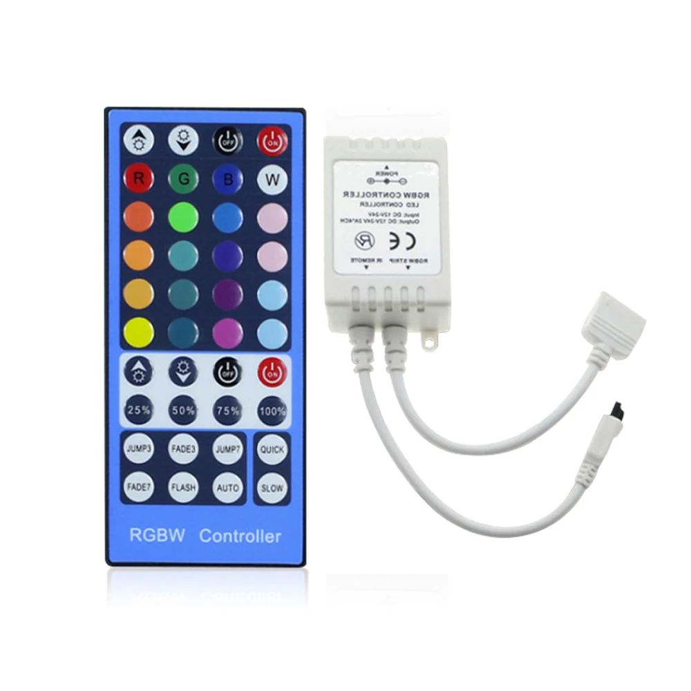 Белый Пульт дистанционного управления 40Key DC 12 V 24 IR Control ler для 5050 2835 3528 RGB/RGBW Led