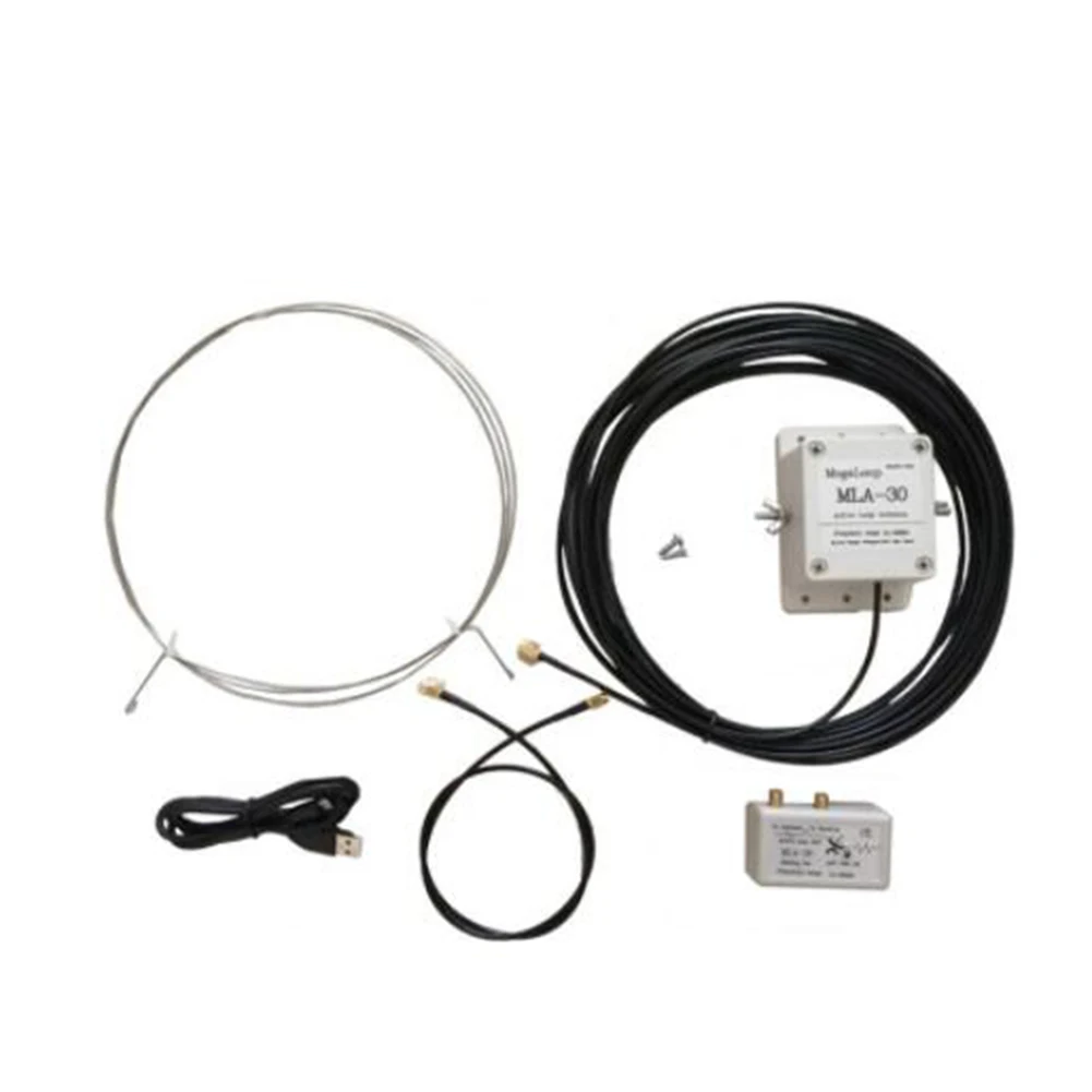 MLA-30 plus 500 кГц-300 МГц активная антенна SDR петля средняя короткая - Цена: 1 679,79 - 2 055,18 руб.