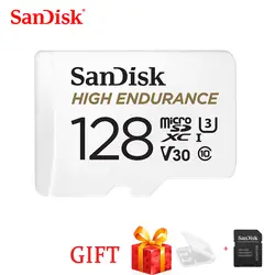 SanDisk высокая выносливость мониторинг видео 32 Гб 64 Гб 128 ГБ 256 Гб MicroSD карта SDHC/SDXC класс 10 40 МБ/с./с TF карта для мониторинга видео