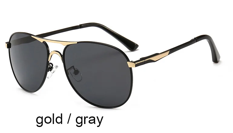 Мужские поляризованные солнцезащитные очки из сплава wo мужские брендовые оригинальные роскошные очки зеркальные модные очки с покрытием UV400 очки - Цвет линз: 8722 c2