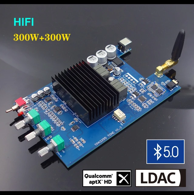 NEUE TPA3255 Audiophile HIFI Bluetooth 5,0 High Power Verstärker Bord Digital Verstärker 300W + 300W QCC5125 PCM5102A