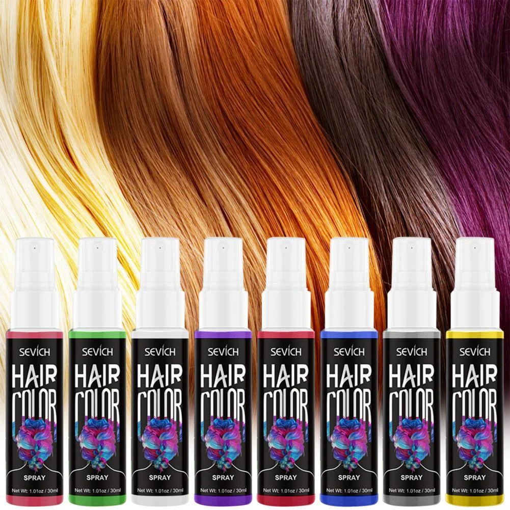 30ml Hair Color Colorful DIY Dye Disposable Hair Glitter Spray for Personal  Unisex Color DIY Dye Hair Cream Hair Glitter Spray|Hair Color| - AliExpress