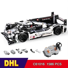 DHL CADA C61016 20086 Technic Серия по форме спортивного автомобиля Racing 919 MOC 42083 строительные блоки кирпичи игрушки для детей подарок цена: U