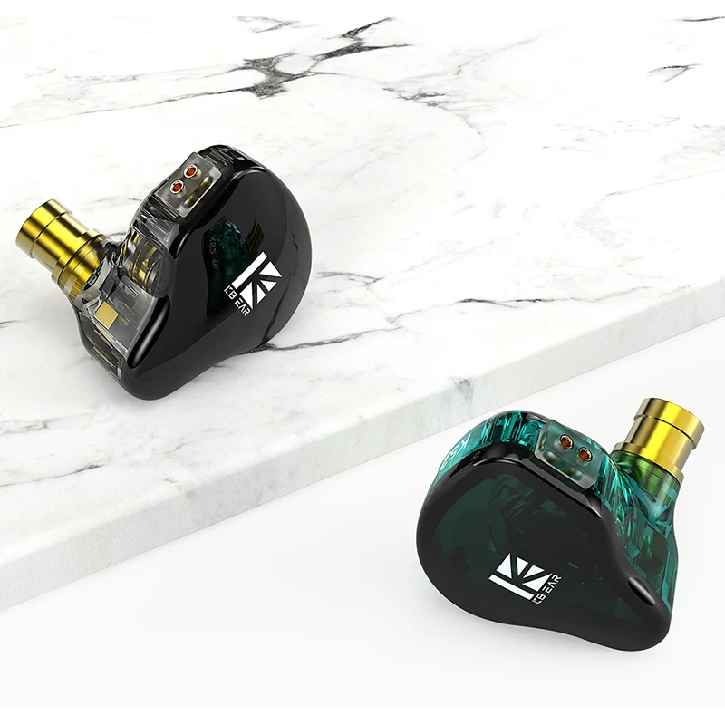 Keephifi KBEAR KS2 1BA+1DD Hybrid Drivers Hifi In-Ear Monitor Sports Headphone Running Earbuds Diamond Earphones Music Headsets
