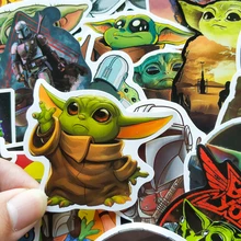 Special Price 50PCS Baby Yoda Star Wars The Mandalorian Stickers for Laptop Skateboard Home Decoration Car Scooter Decal