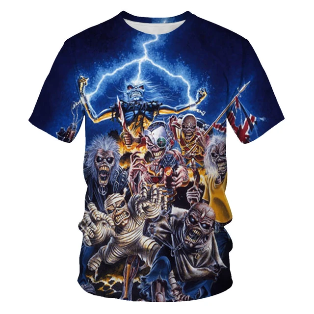 2021 summer fashion new handsome stars concert 3D printing pattern men's casual trend T-shirt apparel T3417