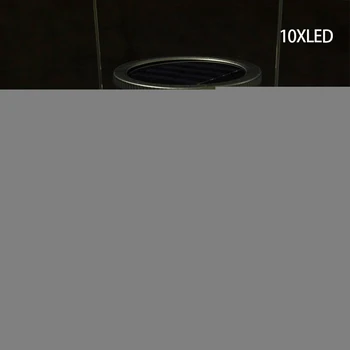 

Christmas Garden Decor Solar Powered Mason Jar Lid Light LED Fairy String Lamp