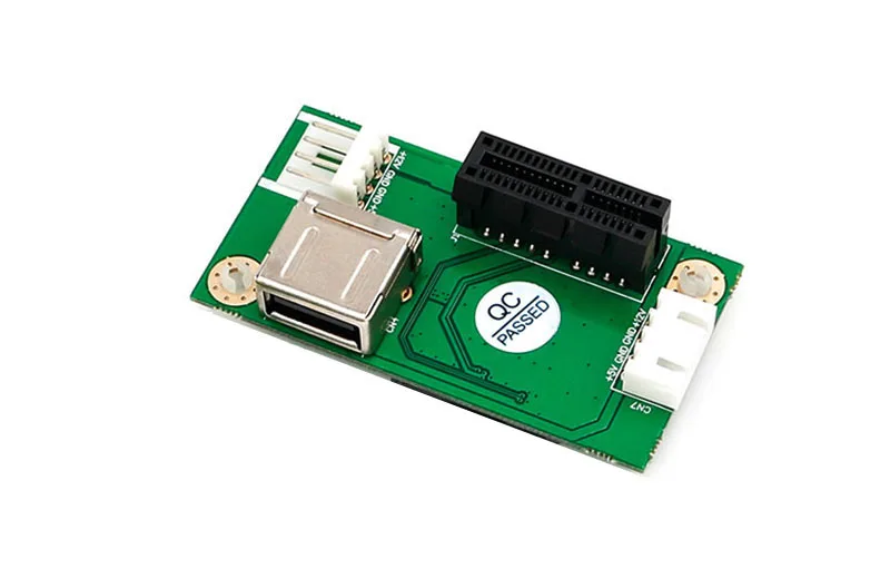 BTBcoin добавить на карты Mini PCI-E к PCI Express 1X адаптер Riser удлинитель Mini PCIE к PCIE X1 USB 2,0 карта Riser FFC кабель