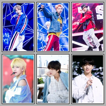 

kpop Bangtan boys poster,jungkook,rm,v,jimin,jin,suga,j-hope, 2019new decoration painting hd photo wall sticker home decor/8