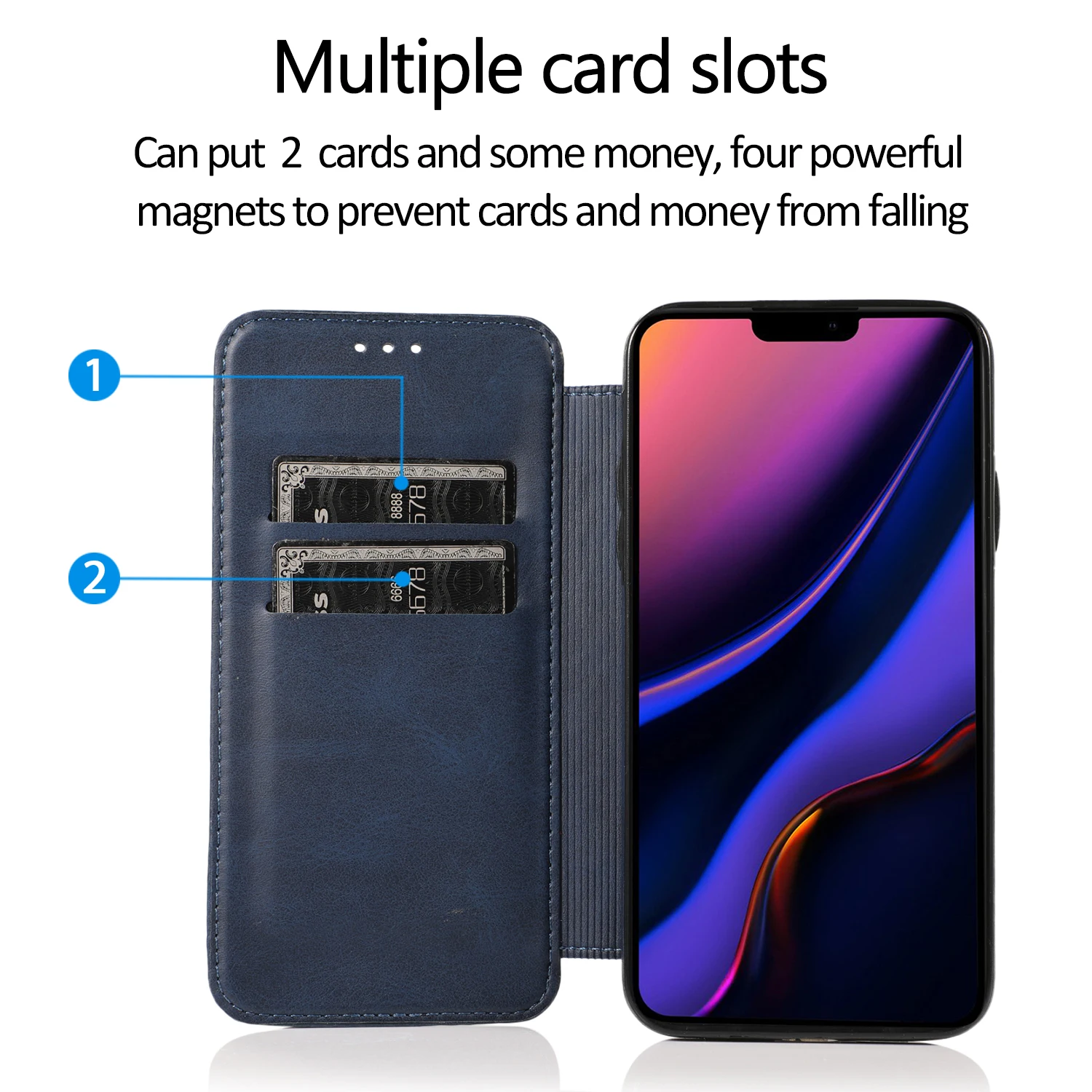 Кожаный чехол-кошелек для iPhone 11 Pro Max 11 Ретро Магнитный Флип-слот для карт чехол-подставка для iPhone XS Max XR X 6 6s 7 8 Plus Capa