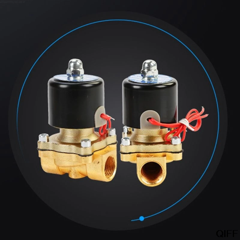 Электромагнитный клапан 2W 160-15 DN15 1/" Нормально закрытый 2 Порты и разъёмы 12V 220V медленном огне в течение воды масло газообразный гелий в августе 19