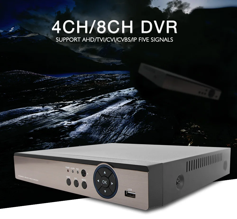 5 в 1 4MP AHD DVR NVR XVR CCTV 4Ch 8Ch 16Ch 1080P 3MP 5MP гибридная камера безопасности DVR рекордер Onvif RS485 Coxial контроль P2P