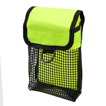 

Diving Reel Mesh Storage Holder Bag With Snap Diving Carrier Equipment Dive BCD Surface Marker Buoy Pouch