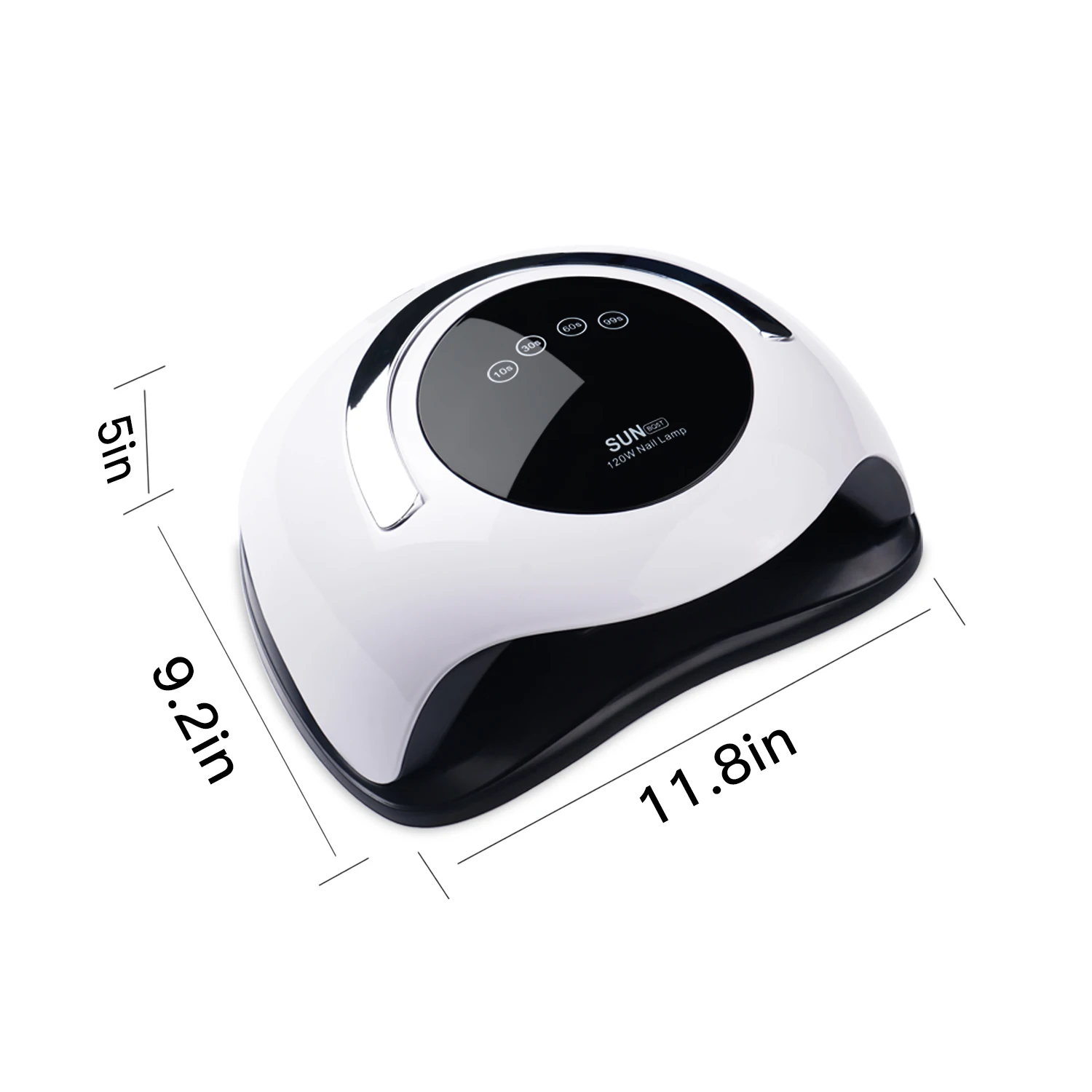 SUN BQ5T 120 Вт УФ светодиодная лампа для сушки ногтей Manchine ЖК-дисплей светодиодный Сушилка для ногтей лампы для отверждения гель-лака Авто зондирующая лампа для ногтей Новинка