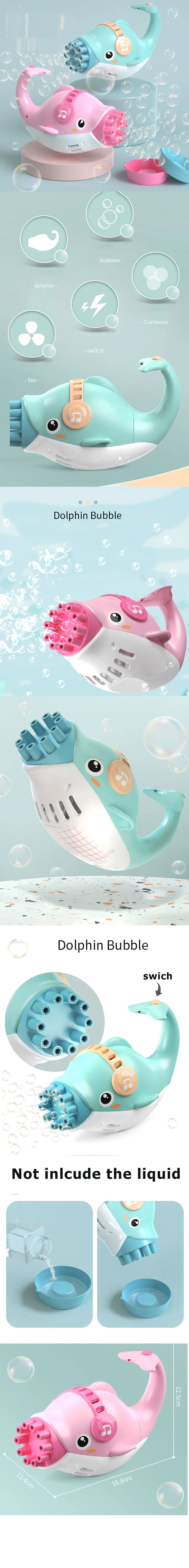 Kid's Gift -Dolphin Bubble Machine