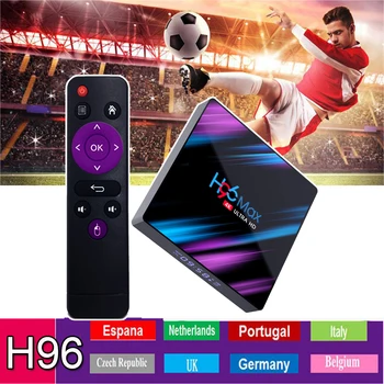 

TV box H96 MAX RK3318 Android tv box 4GB 64GB 4K 2.4G/5G WiFi Bluetooth4.0 support Europe iptv m3u subscription Android tv box