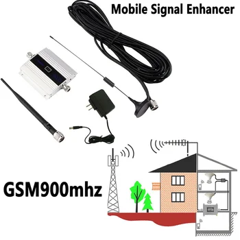 Fullset repetidor 2G/3G/4G GSM 900 Mhz 3G repetidor de señal de teléfono móvil Booster,900 MHz GSM amplificador + antena para teléfono