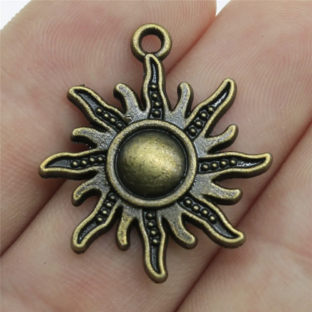 WYSIWYG 10pcs 28x25mm 3 Colors Sun Charms Sun Pendant Charms For Jewelry  Making - AliExpress