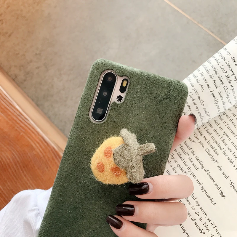 Матовый плюшевый ТПУ противоударный чехол с пряжкой Для huawei P30 P20 mate 30 Pro Чехол для huawei Honor 9X V20 Pro Nova 3 4 5 Pro