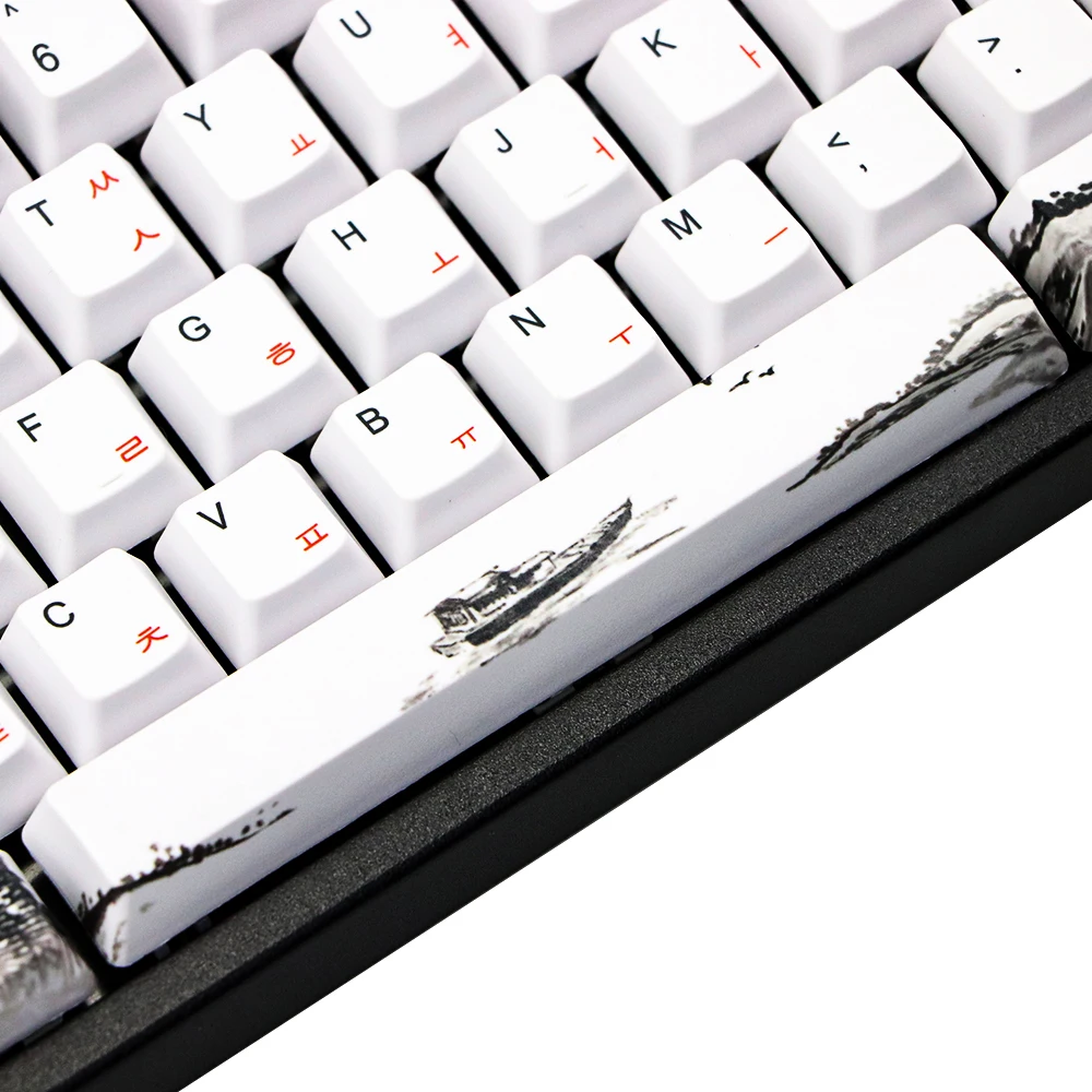 64 68 108 tampas de teclado mecânico russo japonês