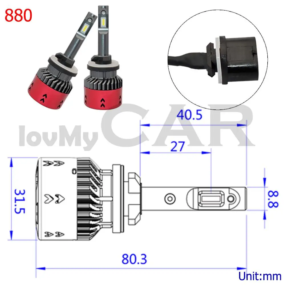 2X V6 H4 H7 H1 H3 H8 H15 HB3 HB4 P13W PSX24W фар Противотуманные фары автомобиля СИД 70W 9600LM высокое ближнего и дальнего света лампы авто мобильных лампы 6000 К DC 11~ 30