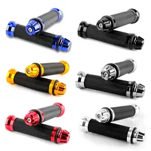 DERI 1 пара 22 мм рукоятка мотоцикла CNC алюминиевый резиновый гелевый рукоятки универсальные для грязного велосипеда велосипед ямы мотокросса рукоятки