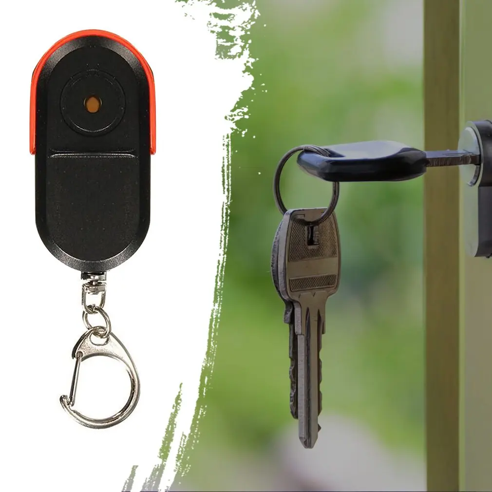 Wireless Key Finder Whistle Led Key Finder Anti-Lost Device Christmas Gift Seamless Painting Frame Overall Round And Beautiful
