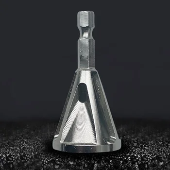

28*55mm 2pcs Set Cr12MoV Steel Chamfer Tool Drill Bit Wear-Resistant Burr Repair