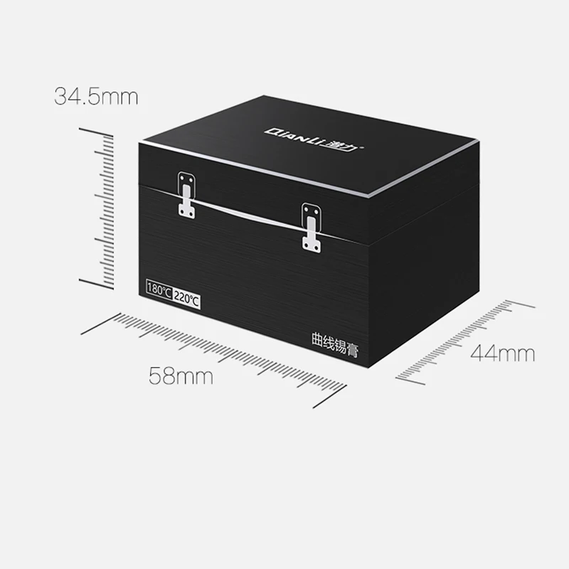 QIANLI все металлические паяльные пасты коробка для отправки паяльной пасты ремонт светодиодный пайки 180 ° C220 ° C паяльная паста